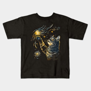 cat in space Kids T-Shirt